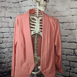 TORRID Peach Open Front Blazer